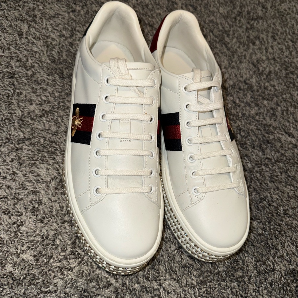 Women’s Gucci Ace Embellished Sneakers - Picture 2 of 8